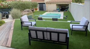 Terrace/patio - Belle Villa en Provence Avec Piscine (Tavel)