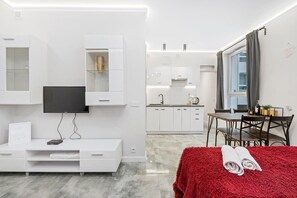 1 sovrum, strykjärn/strykbräda, wi-fi och sängkläder