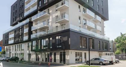 Lumina studio with parking near Manufaktura