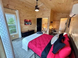 2 chambres, bureau, literie fournie