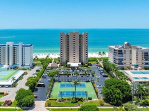 Exterior - Beachfront 2BR/2BA condo on Marco Island with pool, WiFi, and beach access. (Marco Island)