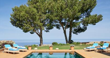 "villa in Mallorca. Infinite Blue Over the Mountains of the Serra de Tramuntana"