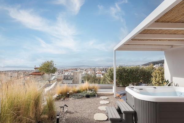 Tina de hidromasaje al aire libre