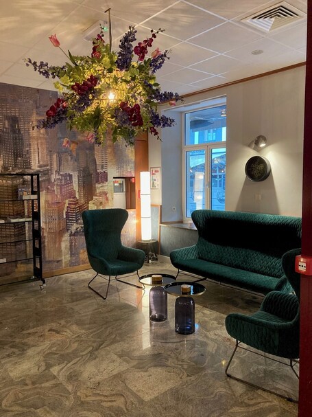 Sala de estar en el lobby