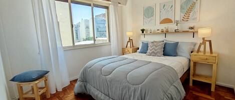 1 soverom, strykejern/-brett, wi-fi og sengetøy