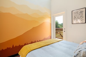 Cabana standard | Individualmente decorados, escrivaninha