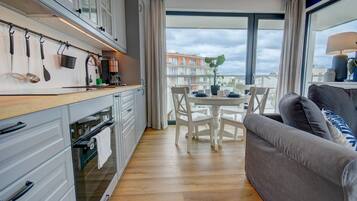 Comfort-Apartment | Bügeleisen/Bügelbrett, kostenloses WLAN, Bettwäsche