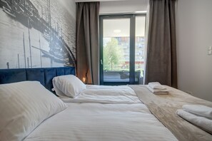 Apartamento urbano | Ferros/tábuas de passar roupa, Wi-Fi de cortesia, roupa de cama