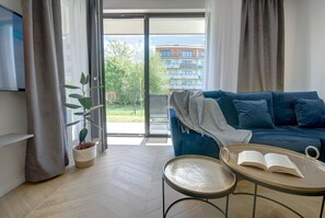 Apartamento urbano | Ferros/tábuas de passar roupa, Wi-Fi de cortesia, roupa de cama