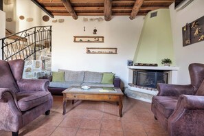 Living area - Villa Kourkoulios (Apokoronas)