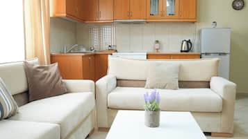 Apartment, Balcony | Living area | Flat-screen TV