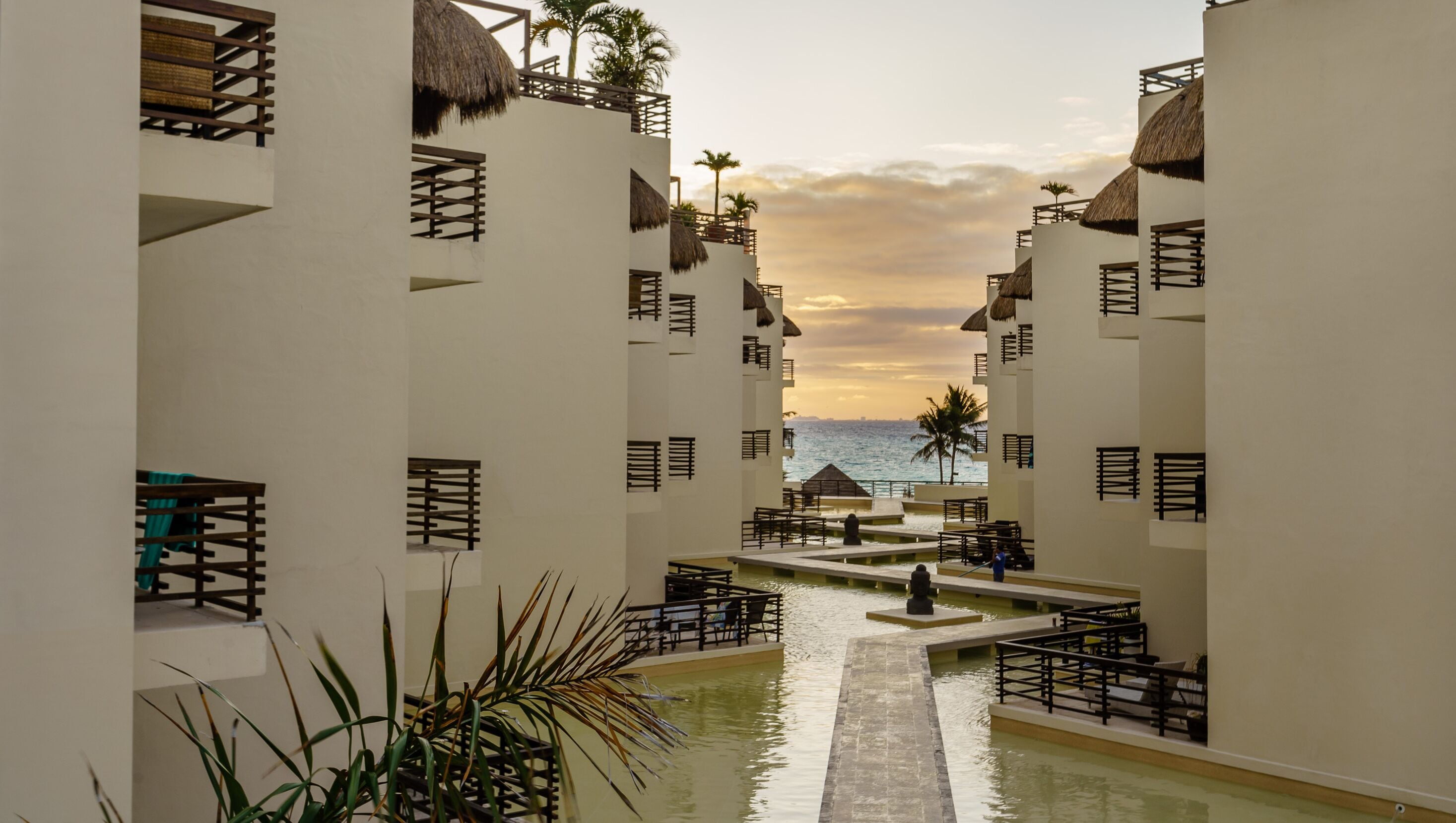 Blick von der Unterkunft