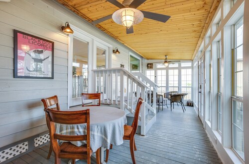 Backyard, Deck & Fire Pit: Conroe Getaway