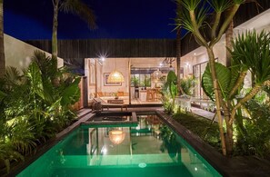 Villa, 3 Bedrooms, Smoking, Private Pool | Pool - Luxueuse Villa Yogisurf 2 Canggu Piscine & Jacuzzi (Kerobokan)