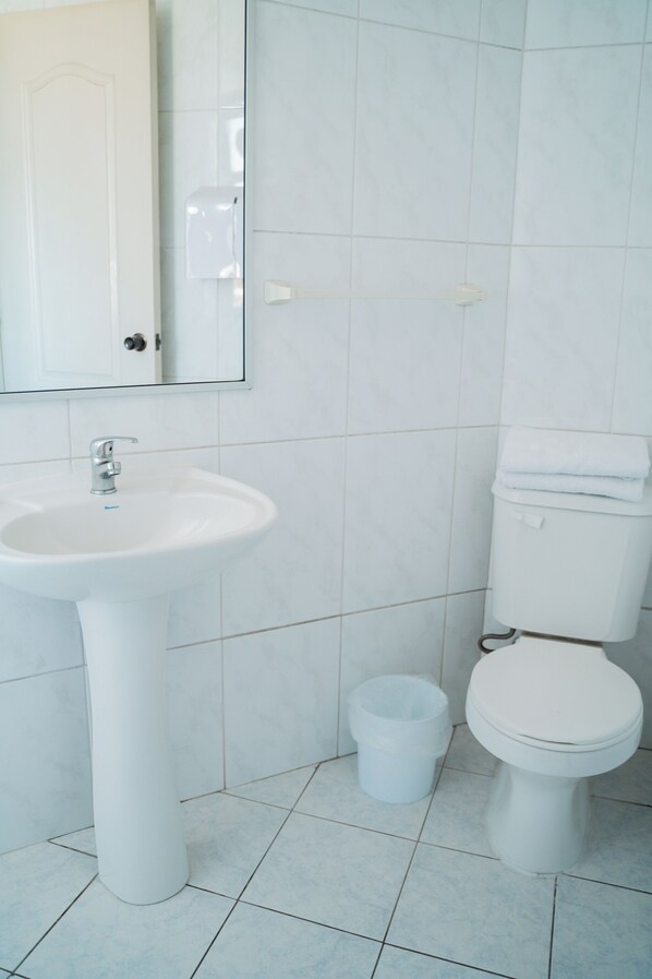 Habitación individual económica | Baño | Secadora de cabello