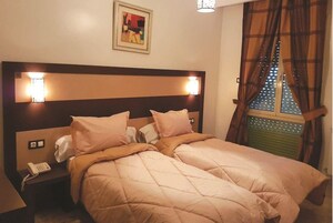 Frigobar, escrivaninha, cortinas blackout, Wi-Fi de cortesia