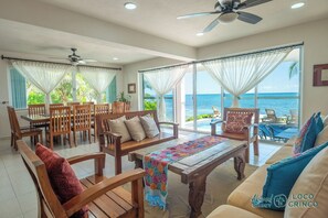 Smart TV, DVD player, books - Upscale beautiful beachfront villa with pool, AC and WiFi! (Akumal)