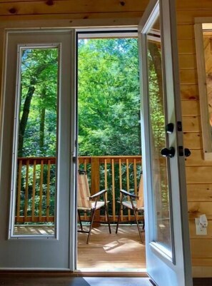 View from property - Overlook Oasis! RRG, A-frame Cabin, NEW HOT TUB, Grill! Pet friendly (Campton,)