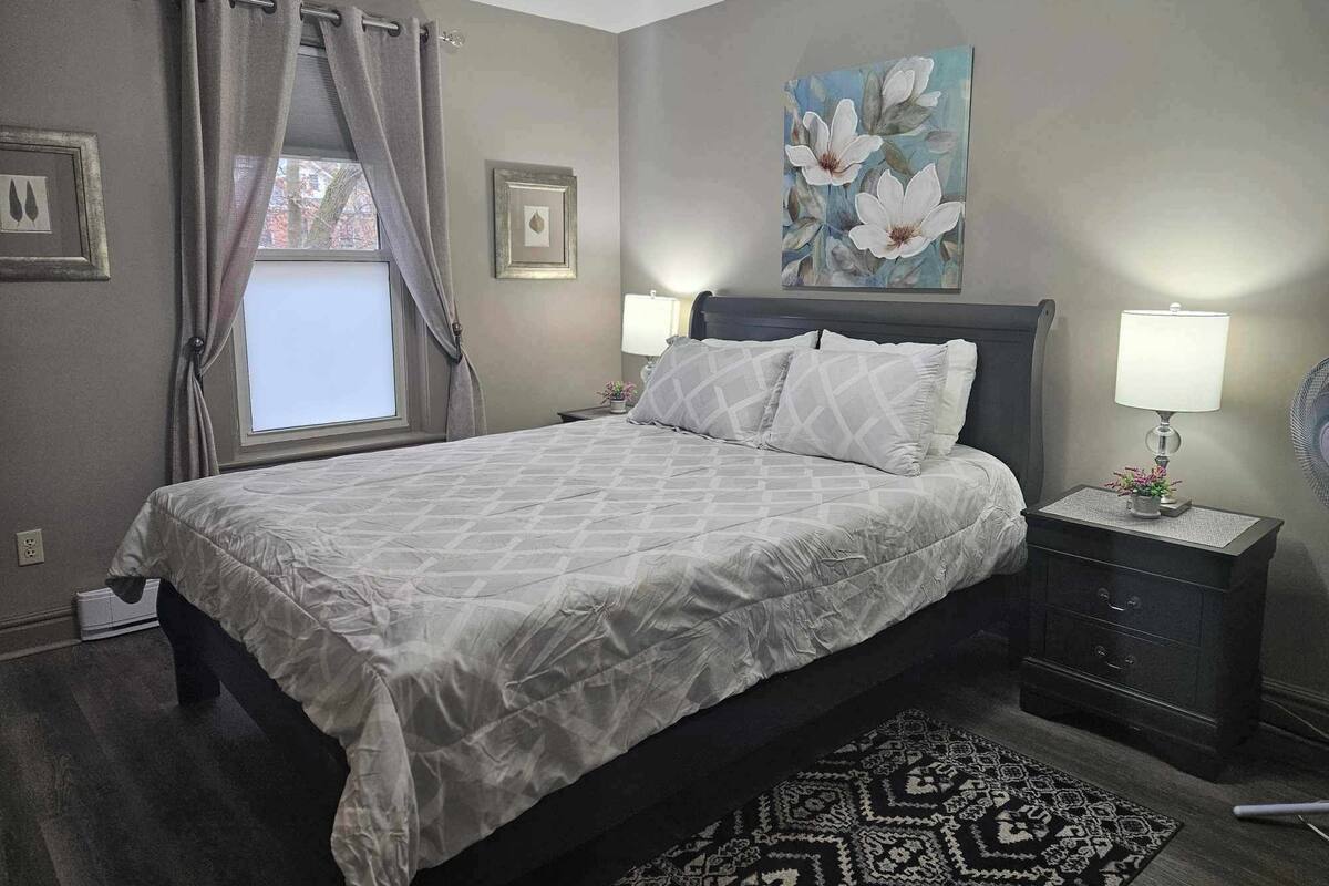 2 chambres, bureau, Wi-Fi gratuit, draps fournis