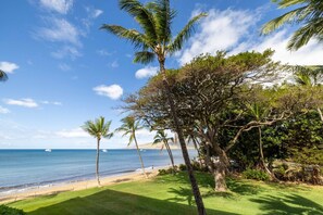 Na praia