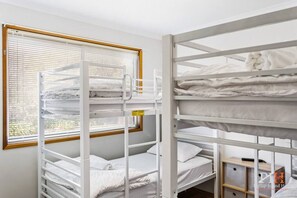 4 bedrooms, iron/ironing board, travel crib, WiFi