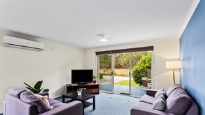 TV, DVD player, offices