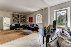 Télévision, cheminée