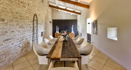 Mas De Champclos Demeure de charme 17 éme Vue sur les Cévennes en ArdÚche