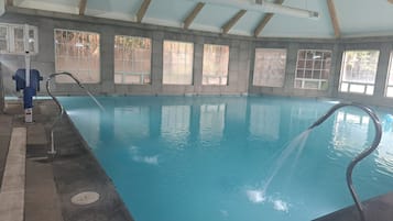 Indoor pool, seasonal outdoor pool
