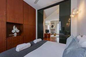 2 Schlafzimmer, Schreibtisch, Bügeleisen/Bügelbrett, kostenloses WLAN