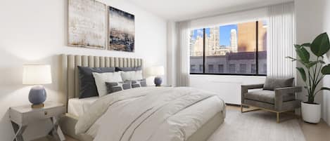 2 chambres, Wi-Fi, literie fournie