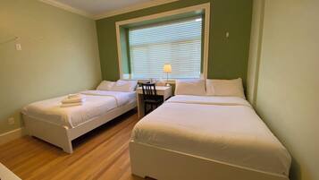 Deluxe Quadruple Room, 2 Queen Beds, Private Bathroom (Room G)
