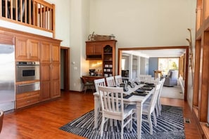 Dining - GameRooms, HotTub, Sand Beach at Lakeshore Retreat (Cadillac)