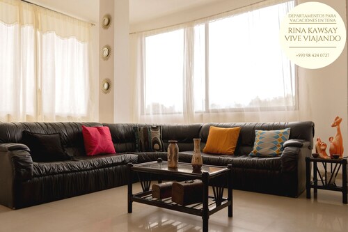 RinaKawsay Penthouse 100% amoblado en Tena, disfruta de un lugar acogedor