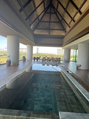 Blick von der Unterkunft