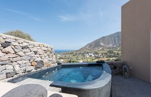 Pool - Sea view Villa 'Avra' @home by the sea! (Santorini)