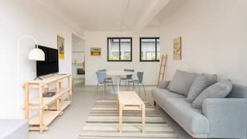 Appartement | Salle de séjour | TV connectée de 40 pouces avec chaînes numériques