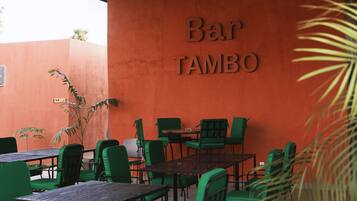 Poolside bar
