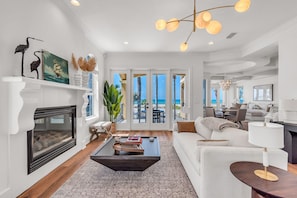 House, Multiple Beds (Hidden Treasure Beach House) | Living area | TV