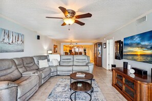 Condo, Multiple Beds (La Contessa 306) | Living area | TV