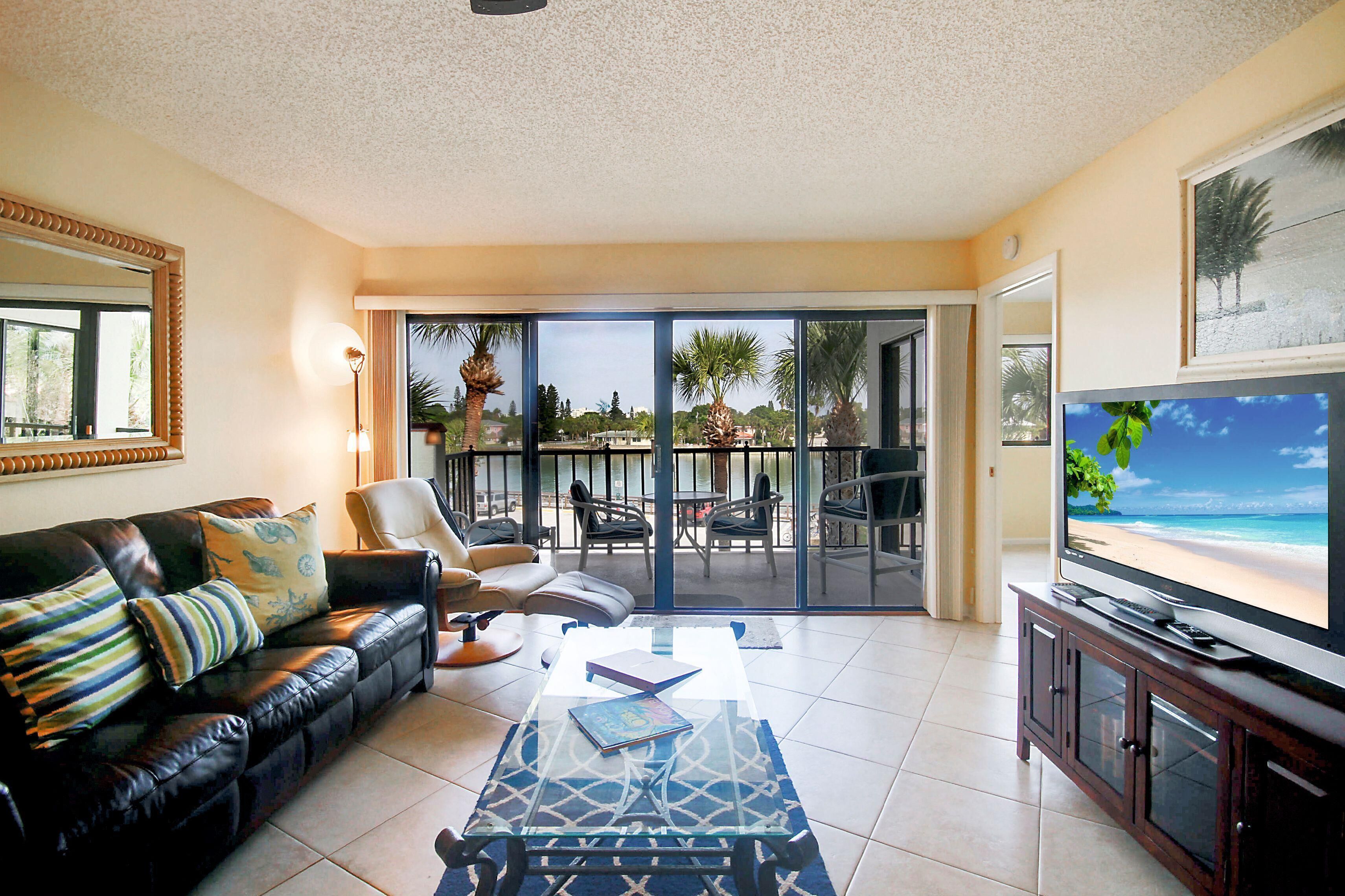 Condo, 1 King Bed (Land's End 1-304 Bay Front - Premier) | Living area | TV