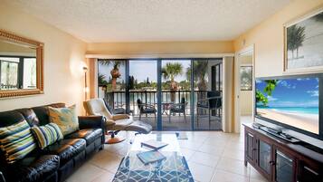 Condo, 1 King Bed (Land's End 1-304 Bay Front - Premier) | Living area | TV