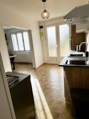 Microwave, oven, stovetop, dishwasher - Maison DE Ville (La Haye)