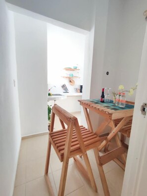 Family Quadruple Room | Private kitchen | Cookware/dishes/utensils - Casa Blue (Isla Holbox)