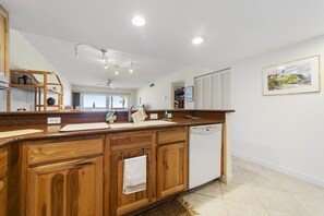 Fridge, microwave, oven, stovetop - Sandpiper 102-- Seconds To The Sand (St. Augustine)