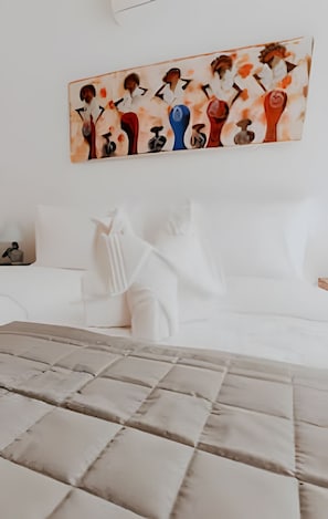 1 bedroom, individually decorated, blackout curtains, soundproofing