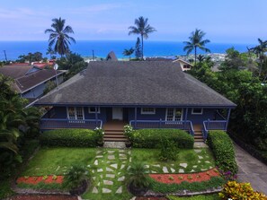 Exterior - ★★ Beautiful 5-star ★ Ocean View near beaches, quiet, private pool/spa/AC ★★ (Kailua-Kona)