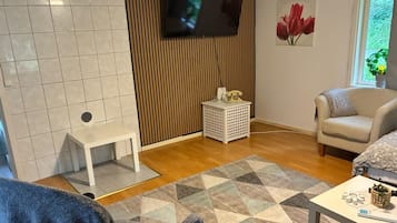 TV og peis