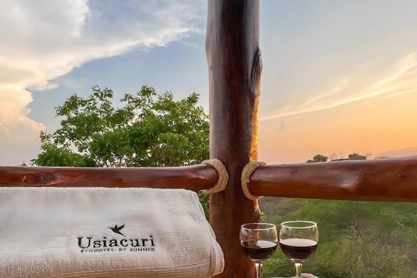 Cabana romàntica, vistes a la muntanya | Vista des de l'habitació