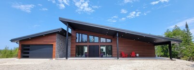 Luxury Tobermory Retreat | Courtyard Hot Tub, Dock & Lake Views | Sleeps 12